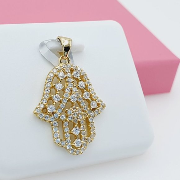 "925 Sterling Silver Cubic Zirconia Pendant, U19254461 - Picture 7 of 11